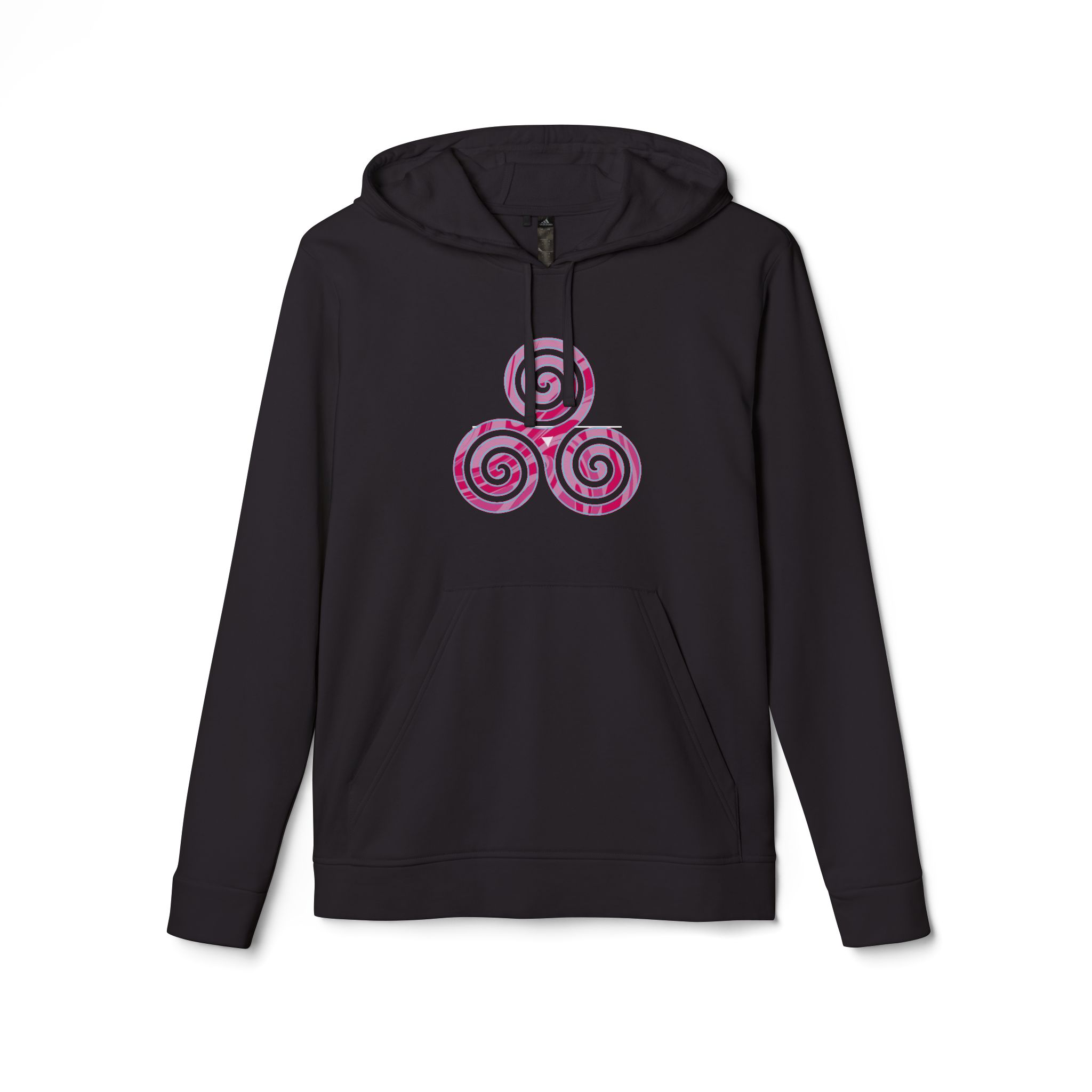 Spiral Bliss Fleece Hoodie | Cozy Unisex Pullover, Fashionable Sweatshirt for Casual Wear, Gift for Her, Him, Teens - Image 5