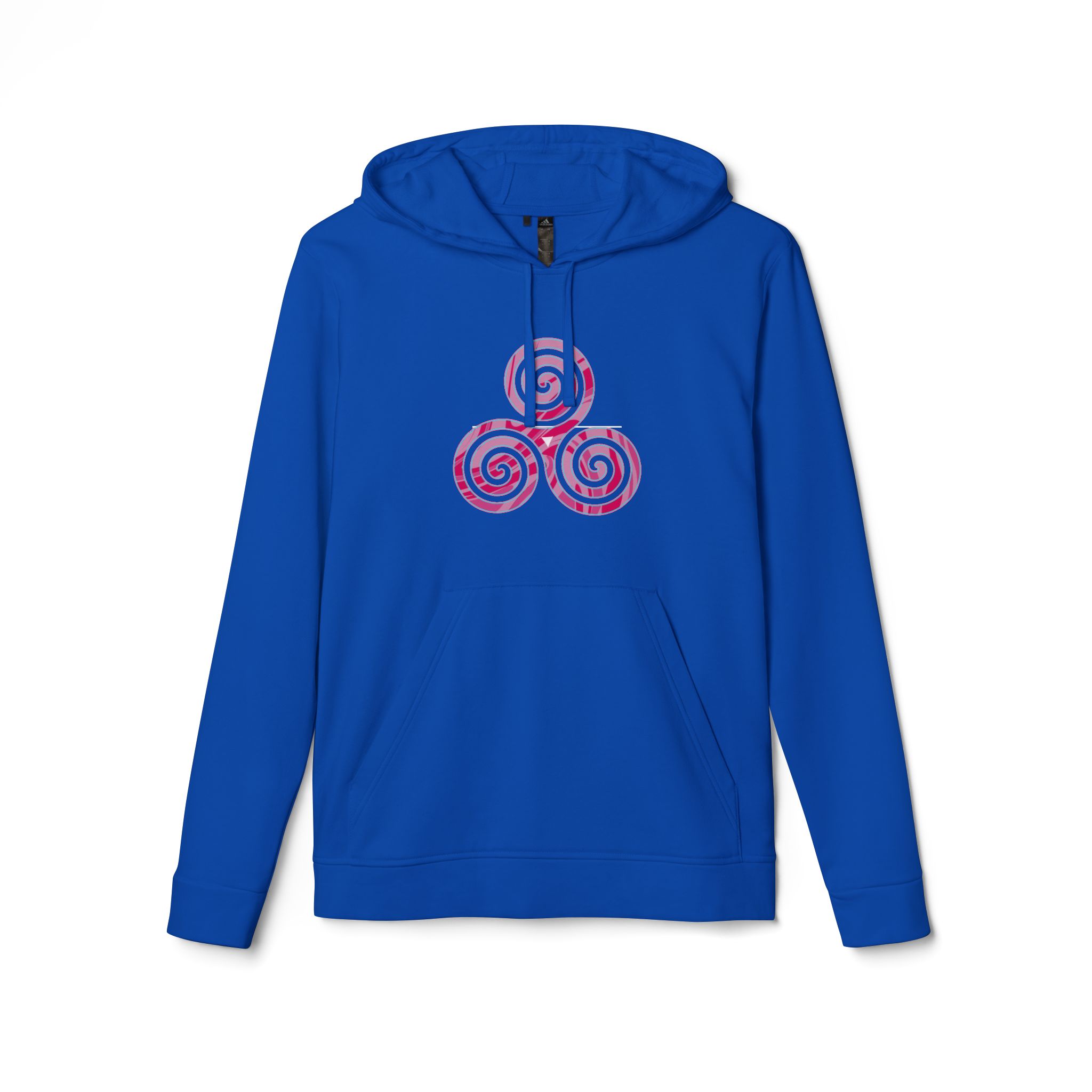 Spiral Bliss Fleece Hoodie | Cozy Unisex Pullover, Fashionable Sweatshirt for Casual Wear, Gift for Her, Him, Teens - Image 3
