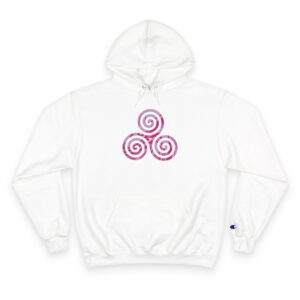 3237798147707317247_2048.jpeg Spiral Design Champion Hoodie, Cozy Sweatshirt, Unique Gift, Fashionable Layering, Casual Style, Holiday Apparel