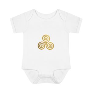 Spiral Design Infant Bodysuit, Baby Shower Gift, Toddler Apparel, Newborn Outfit, Cute Baby Clothes, Unique Baby Gift